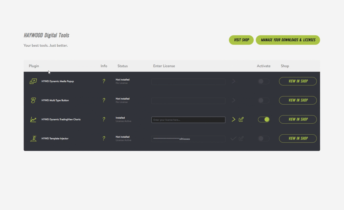 HYWD Tools Manager